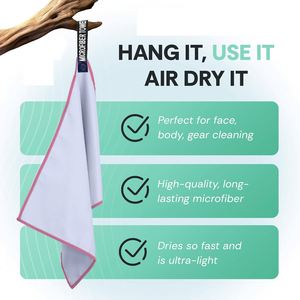 Outdoor Sports Camping High Moisture Sweat Absorption Quick-Drying Woven Fabric Polyester Fitness Yoga <b>Towels</b> - Product Image 3