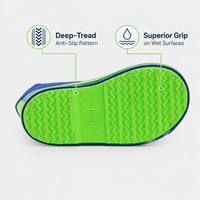 Bottes de pluie personnalisées pour garçons, OEM ODM, en caoutchouc naturel, imperméables, avec col à cordon, bottes Wellington pour les marques de fournisseurs en gros