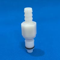 Raccord rapide en plastique à grand orifice mâle-femelle avec valve 1/4" 5/16" 3/8" Connecteur rapide DGOzone