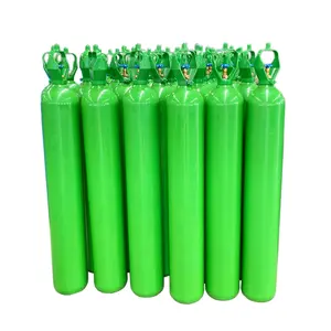Garrafa de gás de oxigênio 50 litros, 10m3 balão de oxigênio cilindro de oxigênio médico garrafa com válvula cga540 à venda
