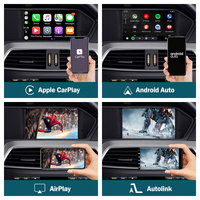 Interface multimédia de route, boîtier décodeur de Module de jeu de voiture sans fil CarPlay Android Auto pour Mercedes Benz classe C W204 2011-2014