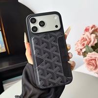 Nouvel étui de carte de haute qualité avec cuir adhésif pour téléphones professionnels, adapté à l'étui de téléphone iPhone 15pro Max