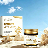 Crème solaire au suif OEM 100% naturelle biologique nourrie à l'herbe, protection solaire, réparation des coups de soleil et des rougeurs SPF 50 PA+++