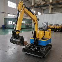 Mini Excavadora Eléctrica de 1 Tonelada/Precio de Mini Excavadora de Orugas KV10/Mini Excavadora de Batería de Litio de 1000 kg