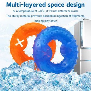 Jouets à Mâcher pour Chiots Congelables Soulage la Douleur et les Démangeaisons de la <span class=keywords><strong>Dentition</strong></span> Jouets pour Chiens Congelés pour la <span class=keywords><strong>Dentition</strong></span> <span class=keywords><strong>Anneaux</strong></span> à Mâcher pour Chiots Remplissables - Product Image 4