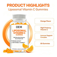 Gommes à la vitamine C pour enfants, soutiennent l'immunité et le bien-être général, vitamine C avec cynorrhodon, échinacée, zinc et vitamine D3
