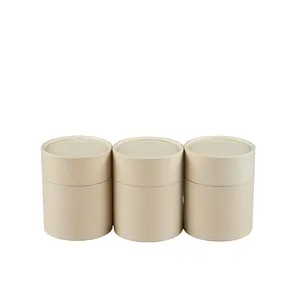 High Quality Reusable Packaging Paper Tube White Food Grade Paper Tube Loose Tea Packaging Cylinder Paper Tube