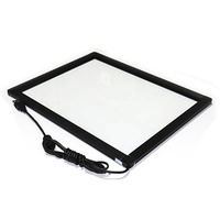 15 "17" 19 "21.5" 23 "23.6" 24 "pouces Infrared Touch Overlay Frame Touch Screen Components Parts Ir Touch Kit Frame with Glass