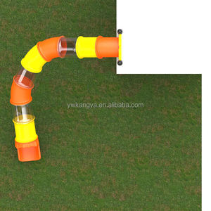 Tùy chỉnh xoắn ốc nhựa trẻ em trượt ống trong nhà/ngoài trời thể thao dưới nước sân chơi cơ sở hình chữ S trong suốt ống trượt - Product Image 5