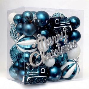 Adornos Colgantes de Bolas de Navidad Artificiales Personalizadas con Diseño Colorido, Bolas de 6 cm, Juego de Regalo, Decoración Navideña, Material HIPS - Product Image 4