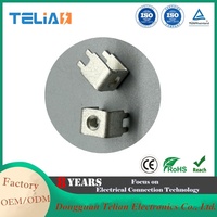 Borne à vis M4 plaquée étain TLS4435 70A pour circuit imprimé, connecteur à clip de fixation carré pour connexion de fils