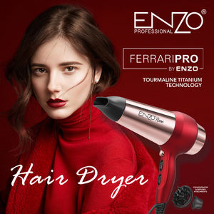 Secador de Pelo Profesional <span class=keywords><strong>ENZO</strong></span> 2026 Pro Barbers, Secador de Pelo Eléctrico de Metal para Salón, con Interruptor de Aire Frío y Caliente - Product Image 2