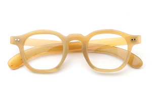 Montature per <span class=keywords><strong>occhiali</strong></span> classiche di alta qualità fatte a mano in vero corno di bufalo - Product Image 2