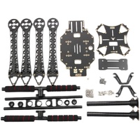 Kit Drone Balap RC Holybro S500 V2 untuk FPV, Rangka Plastik Cetakan Pribadi, Motor Brushless Bertenaga, Baterai Lipo, Receiver ESC