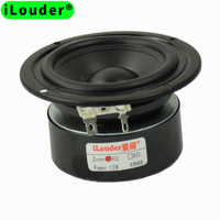 (35-009) Haut-parleur large bande étanche de 3,5 pouces (90 mm) 15W/20W 4/8 Ohm avec cône en PP et contour en caoutchouc pour extérieur et audio marin