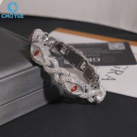 Bracelet en argent 925 pour femme CHOYUE, moissanite taille brillant, plaqué rhodium noir, chaîne de luxe en forme de croix, bijoux de soirée GRA