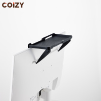 COIZY Plateau de rangement et de présentation à un niveau pour décodeurs et routeurs, en plastique, pour salon et TV, sans perçage