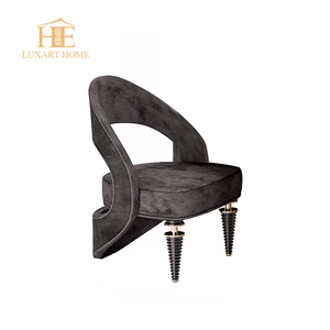 Set tavolo da pranzo di design <span class=keywords><strong>reale</strong></span> di lusso con bordo scolpito rettangolare in marmo set tavolo da pranzo con 8 sedie - Product Image 6