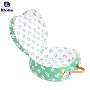 Caja de Cartón Retro en Forma de Corazón, Estuche Portátil, Caja de Dulces para Niños y Caja de Papel - Product Image 5