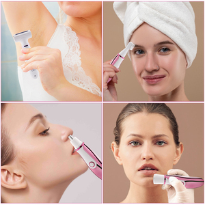 T20 4 en 1, machine d'épilation électrique pour femmes, machine d'épilation du visage, tondeuse à sourcils, faible bruit, rechargeable par USB - Product Image 3