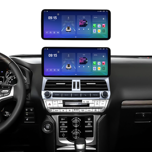 Cadre d'autoradio de haute qualité, vente directe d'usine, cadre d'écran de voiture, panneau de navigation DVD pour <span class=keywords><strong>TOYOTA</strong></span> PRADO 2018-2024 - Product Image 1