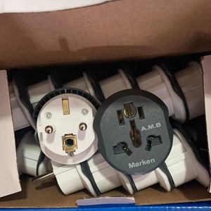 อะแดปเตอร์แปลงปลั๊กไฟฟ้าอเนกประสงค์ยุโรป KT-168 10/16A 250V AC ผลิตในจีน วัสดุ ABS - Product Image 2