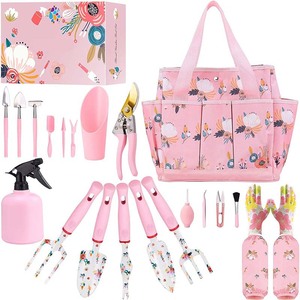 Strumenti da giardinaggio fai da te Pink per potare <span class=keywords><strong>Set</strong></span> di attrezzi da giardino borsa a secchiello per piantare vaso di fiori <span class=keywords><strong>Set</strong></span> di attrezzi da giardino - Product Image 1