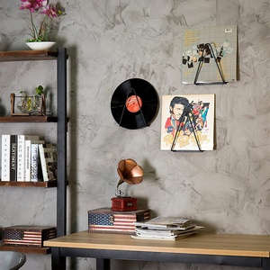 ชุดแท่นวางแผ่นเสียงเหล็กไวนิล3ชั้นวางโลหะติดผนัง - Product Image 6