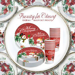 Piatti in Plastica Dura Usa e Getta con Bordo Argentato e Bordi Dorati, Stile Moderno Minimalista, 6-9 Pollici, 25 Pezzi per Confezione, Provincia di Zhejiang - Product Image 2