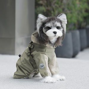 2025 עיצוב חדש כלב ביגוד עמיד למים לחיות מחמד עם ברדס מעיל גשם - Product Image 4