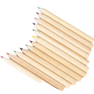 <b>Cheap</b> Personalized Christmas Eco-friendly Kids Gifts Products Natural Wood Tube <b>Packed</b> logo Custom Colored Pencils - Product Image 4