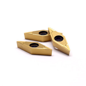 Vbmt160404 vbmt110302 tungsten carbide CNC lưỡi biến chèn 10 cái PVD tráng OEM tùy chỉnh - Product Image 6