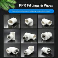 Raccords de tuyauterie PPR de marque JY, 20 mm-400 mm, écologiques, durables, connecteurs filetés mâles pour chauffage hydronique et alimentation en eau