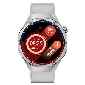 Montre connectée EDS SK8Mini blanche et orange avec 3 paires de bracelets, étanche IP68, mode Île dynamique, modes sportifs, affichage permanent - Product Image 2