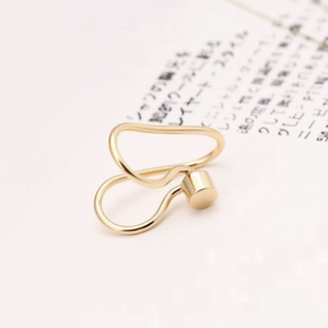 Tending elegante carino e minimalista foglia di stella orecchini pendenti per le donne vendita calda all'ingrosso gioielli di moda - Product Image 1