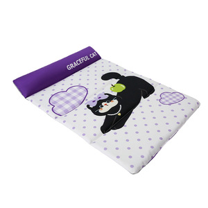 Happy Puppy Pet Mat Rectangle Waterproof Breathable <b>Double</b> Sided Dog <b>Bed</b> Four Seasons Cartoon Design - Product Image 3