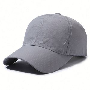 Custom Outdoor Summer Quick-Drying <b>Sunscreen</b> & Breathable Quick Dry Hats Embroidery Logo Perforated Soft Baseball Cap - Product Image 5