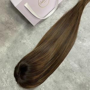 Postizo de Cabello Europeo Sin Procesar 8x10 con Frente de Encaje, Alta Calidad, Listo para Enviar, Línea de Cabello Invisible, Piezas de Cabello para Mujer - Product Image 6