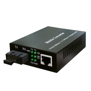 Convertisseur de média optique Gigabit 10/100/1000M à vente chaude, convertisseur RJ45 A/B, optique monomode 20 KM, double convertisseur de média - Product Image 1