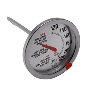 Dishwasher Safe Instant Read Bimetal Meat Oven Thermometer Dial Oven Thermometer Temperature Gaudge