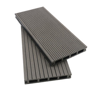 โรงงานขายส่งร้อนขายรอบกลวงพื้นพีวีซีระเบียงป้องกันการสลายผิวเป็นมิตรกับพื้นไม้ wpc กลางแจ้ง - Product Image 1