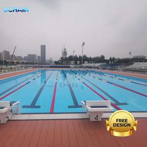 <span class=keywords><strong>Piscina</strong></span> Modular de Acero Inoxidable con Estructura Metálica, Fácil Instalación, Construcción Duradera para Uso en Exteriores, Piscinas de Competición - Product Image 1