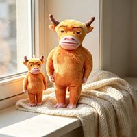 Jouets en peluche personnalisés OEM : Poupée Niu Niu, produit dérivé de film abstrait – Créez vos propres figurines en peluche de marque