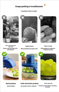 Máquina Elétrica Automática de Descascar Frutas Pequenas como Ameixa e Alho, Descascador de Uva para Cozinha Doméstica, Venda Quente 2025 - Product Image 3