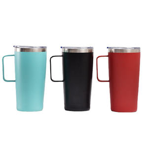 Tazza da 20 once con coperchio e cannuccia, tazza da caffè da viaggio isolata con manico, tazza da viaggio sottovuoto a doppia parete in acciaio inossidabile Tum - Product Image 6