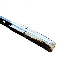Couteau de chasse personnalisable en acier inoxydable avec manche en os confortable, couteaux à lame fixe de poche à vendre - Product Image 3