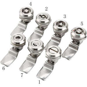 Dubbele Bit/Driehoek/Één-Slot Type Cilinder Kwartdraai Nokkenvergrendeling Hoge Beveiliging Container Veiligheidsslot - Product Image 1