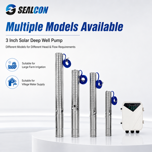 ระบบปั๊มน้ำบาดาลพลังงานแสงอาทิตย์ SEALCON 3XPC3.5-80-48-600 DC 48V ใช้งานได้ยาวนาน ขนาด 3 นิ้ว ปั๊มน้ำแบบจุ่มใต้น้ำไหลแรง สำหรับฟาร์มขนาดใหญ่ - Product Image 6