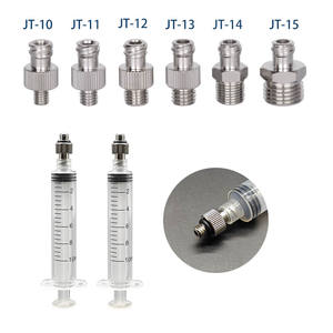 Adaptador de aguja de Metal de serie múltiple Válvula dispensadora M5 M6 M8 Aguja de tornillo opcional para válvula dispensadora automática - Product Image 3