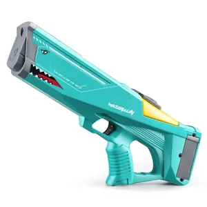 Shark Water Bursting Gun Toy Summer Outdoor Beach Pool Toy 550ml Capacity Electric Water Gun Water Sprayer Toy